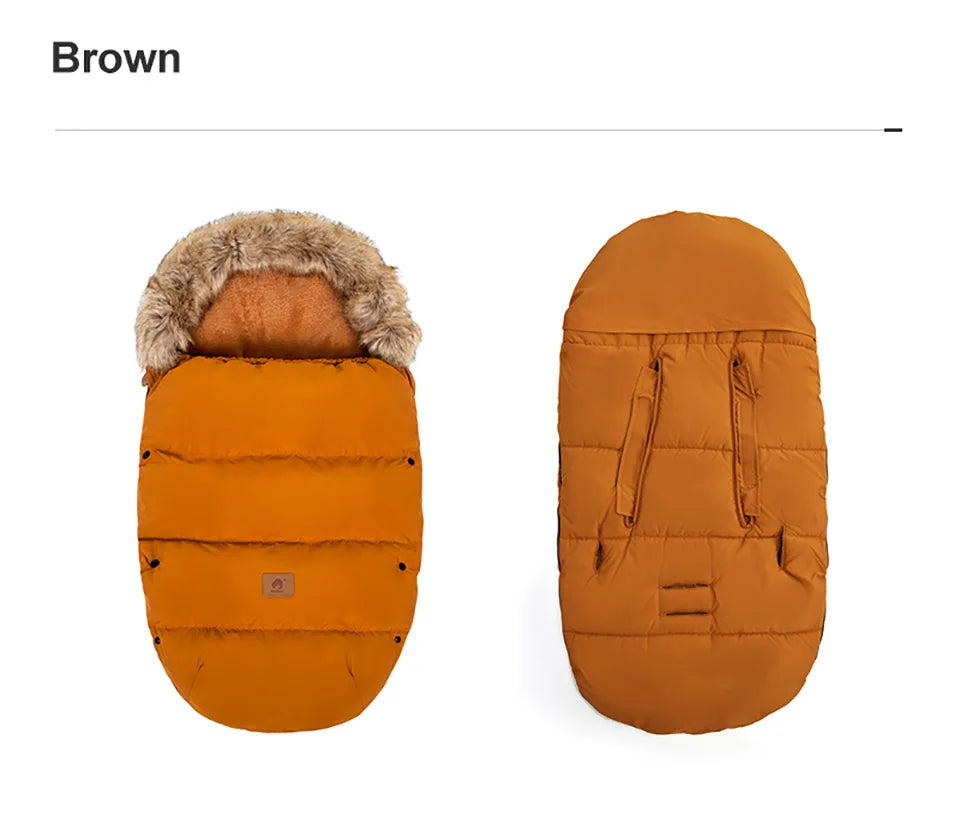 0-24Months Baby Carriage Sack Winter Warm Thicker Envelope For Discharge Stroller Footmuff Universal Pram Cover Accessories